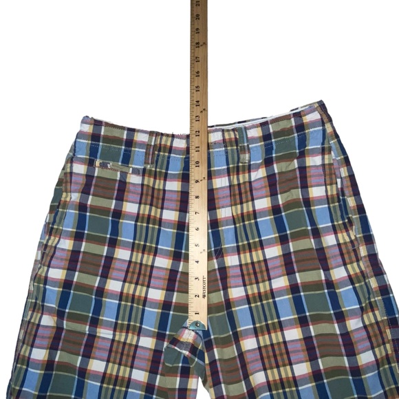American Eagle Outfitters Plaid Blue Yellow Shorts - Men’s 32 - Picture 3 of 11